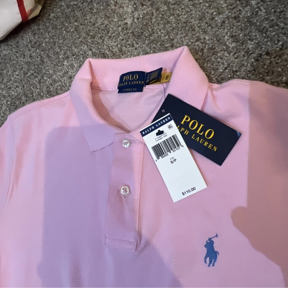 Polo by Ralph Lauren Pink Casual Button Down Shirt Small Slim Classic Fit